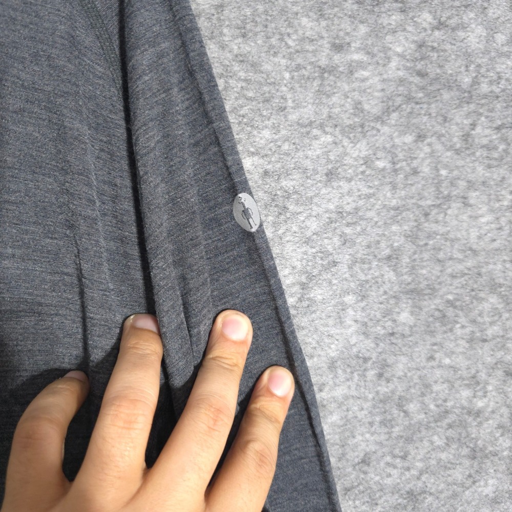 Smartwool Active Mens 2XL Gray Merino Wool Blend Long Sleeve Performance Shirt - Picture 4 of 11